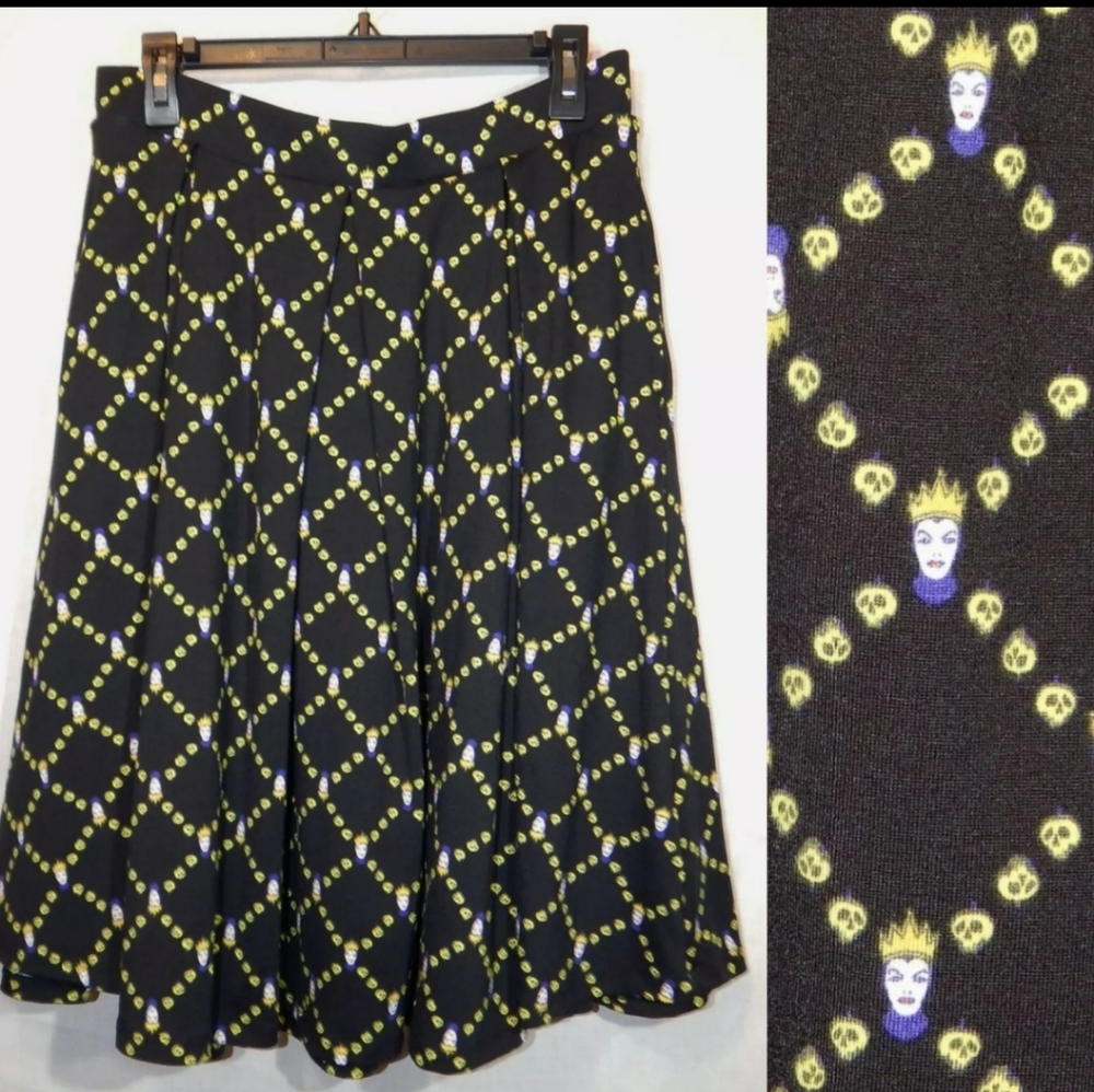 Lularoe Disney Villian Evil Queen Madison Skirt with Pockets